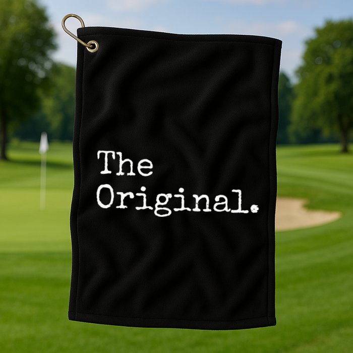 The Original The Sequel The Finale Matching Sibling Day Golf Towel