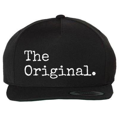 The Original The Sequel The Finale Matching Sibling Day Wool Snapback Cap