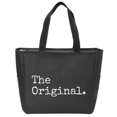 The Original The Sequel The Finale Matching Sibling Day Zip Tote Bag