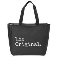 The Original The Sequel The Finale Matching Sibling Day Zip Tote Bag