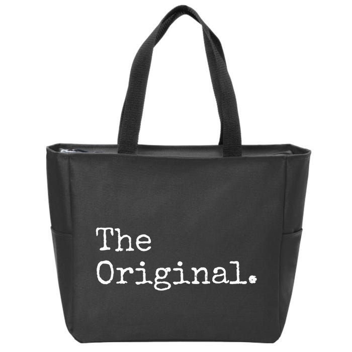 The Original The Sequel The Finale Matching Sibling Day Zip Tote Bag