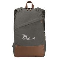The Original The Sequel The Finale Matching Sibling Day Cotton Canvas Backpack