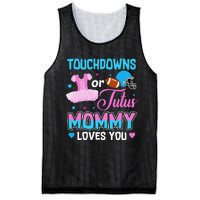 Touchdowns Or Tutus Mommy Loves You Gender Reveal Mesh Reversible Basketball Jersey Tank