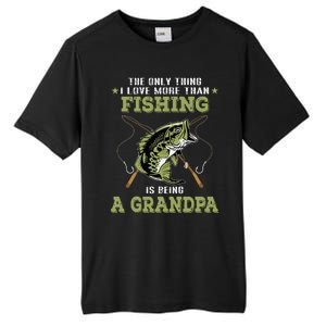 The Only Thing I Love More Than Fishing Is Being A Grandpa Tall Fusion ChromaSoft Performance T-Shirt