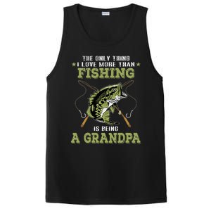 The Only Thing I Love More Than Fishing Is Being A Grandpa PosiCharge Competitor Tank