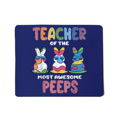 Teacher Of The Most Awesome Happy Easter Bunny Spring Mousepad