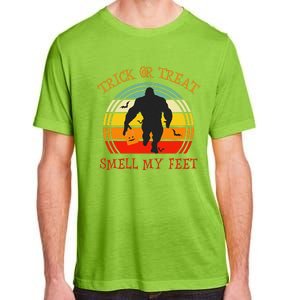 Trick Or Treat Smell Feet Bigfoot Halloween Funny Adult ChromaSoft Performance T-Shirt