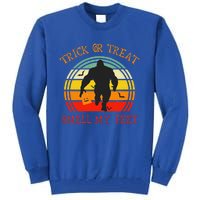 Trick Or Treat Smell Feet Bigfoot Halloween Funny Tall Sweatshirt