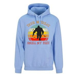 Trick Or Treat Smell Feet Bigfoot Halloween Funny Unisex Surf Hoodie