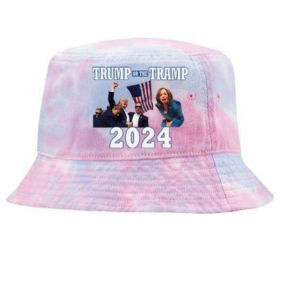 Trump Or The Tramp 2024 Vote For Trump Trump Vance 2024 Tie-Dyed Bucket Hat