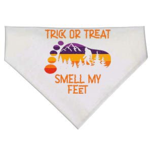 Trick Or Treat Smell My Feet Bigfoot Halloween Funny Gift USA-Made Doggie Bandana