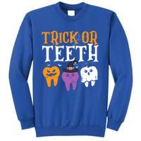 Trick Or Teeth Funny Dental Halloween Treat Dentist Gift Sweatshirt