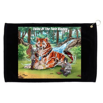 Tales Of The Twin Blades The Trio Premium Grommeted Golf Towel