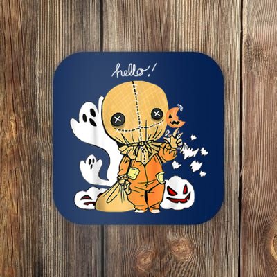 Trick Or Treat Funny Cute Sam Halloween 2022 Costume Coaster