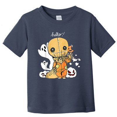 Trick Or Treat Funny Cute Sam Halloween 2022 Costume Toddler T-Shirt