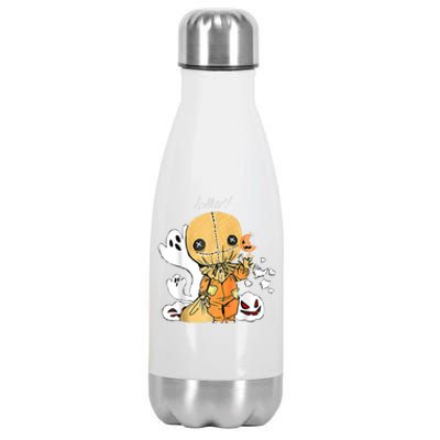 Trick Or Treat Funny Cute Sam Halloween 2022 Costume Stainless Steel Insulated Water Bottle