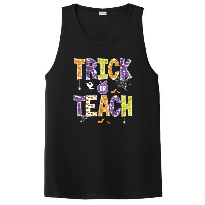 Trick Or Teach Retro Halloween PosiCharge Competitor Tank