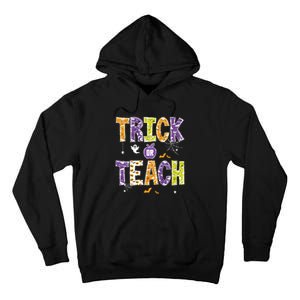 Trick Or Teach Retro Halloween Tall Hoodie