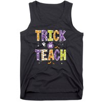 Trick Or Teach Retro Halloween Tank Top