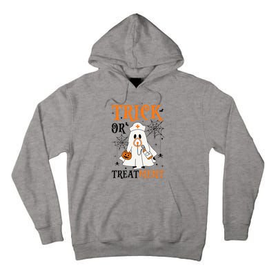 Trick Or Treatment Respiratory Therapist Nurse Halloween Tall Hoodie