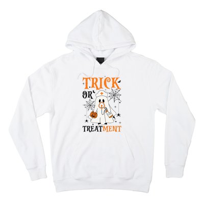 Trick Or Treatment Respiratory Therapist Nurse Halloween Hoodie