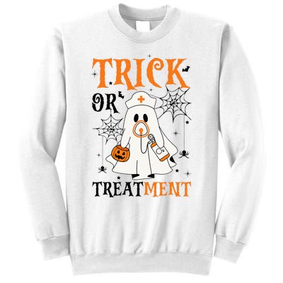 Trick Or Treatment Respiratory Therapist Nurse Halloween Sweatshirt