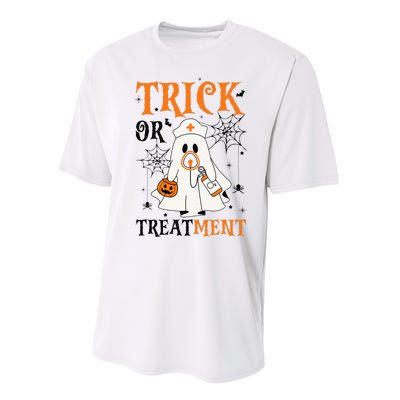 Trick Or Treatment Respiratory Therapist Nurse Halloween Performance Sprint T-Shirt