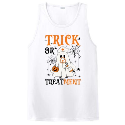 Trick Or Treatment Respiratory Therapist Nurse Halloween PosiCharge Competitor Tank