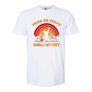 Trick Or Treat Smell My Feet Bigfoot Halloween Funny Softstyle CVC T-Shirt