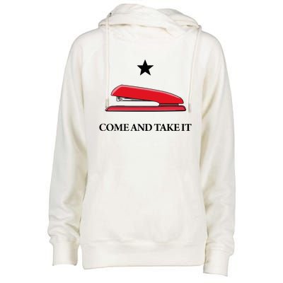 Traces Of Texas Come And Take It Womens Funnel Neck Pullover Hood