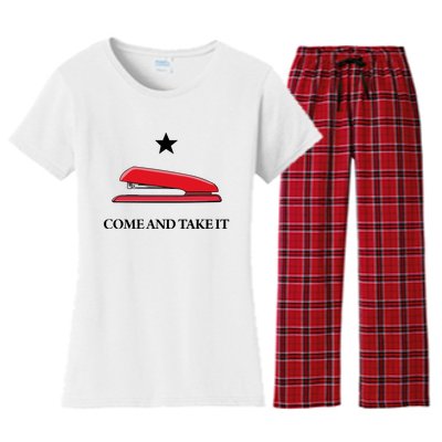 Traces Of Texas Come And Take It Women's Flannel Pajama Set