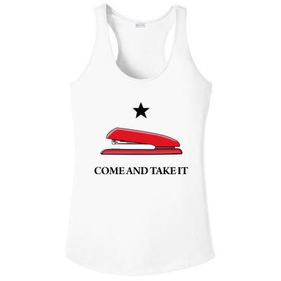 Traces Of Texas Come And Take It Ladies PosiCharge Competitor Racerback Tank