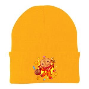 Trick Or Treat Cute Sam Funny Halloween 2024 Knit Cap Winter Beanie