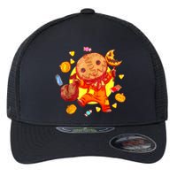 Trick Or Treat Cute Sam Funny Halloween 2024 Flexfit Unipanel Trucker Cap