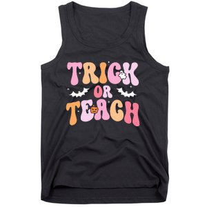 Trick Or Teach Halloween Teacher Teacher Life Tank Top