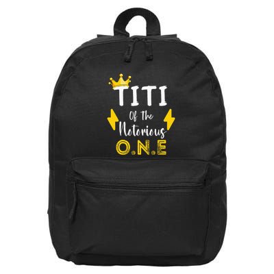 Titi Of The Notorious One Old School Hip Hop 16 in Basic Backpack