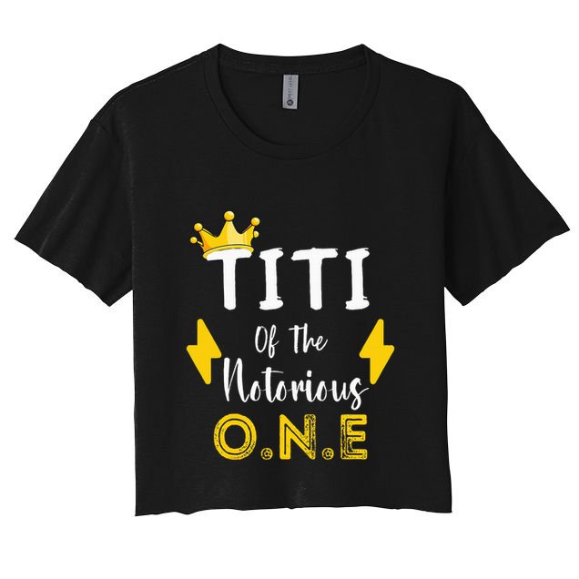 Titi Of The Notorious One Old School Hip Hop Crop Top