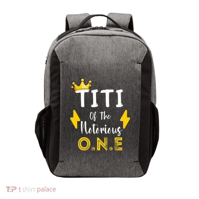 Titi Of The Notorious One Old School Hip Hop Vector Backpack