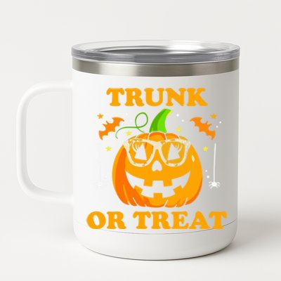 Trunk Or Treat Halloween Costume Christian Pumpkin Church Gift 12 oz Stainless Steel Tumbler Cup