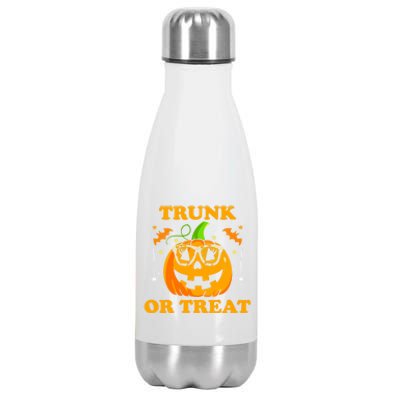 Trunk Or Treat Halloween Costume Christian Pumpkin Church Gift Stainless Steel Insulated Water Bottle