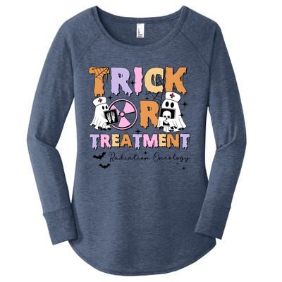 Trick Or Treatment Radiation Oncology Halloween Women's Perfect Tri Tunic Long Sleeve Shirt