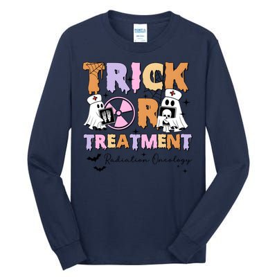 Trick Or Treatment Radiation Oncology Halloween Tall Long Sleeve T-Shirt