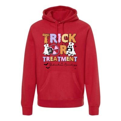 Trick Or Treatment Radiation Oncology Halloween Premium Hoodie