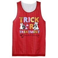 Trick Or Treatment Radiation Oncology Halloween Mesh Reversible Basketball Jersey Tank