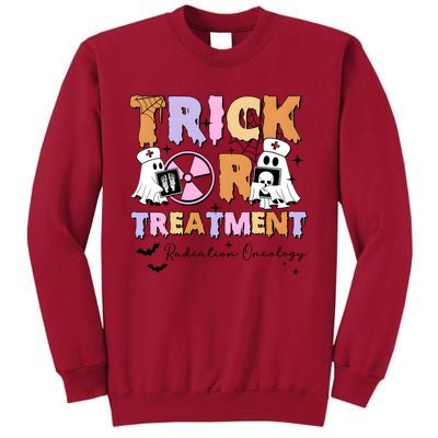 Trick Or Treatment Radiation Oncology Halloween Tall Sweatshirt