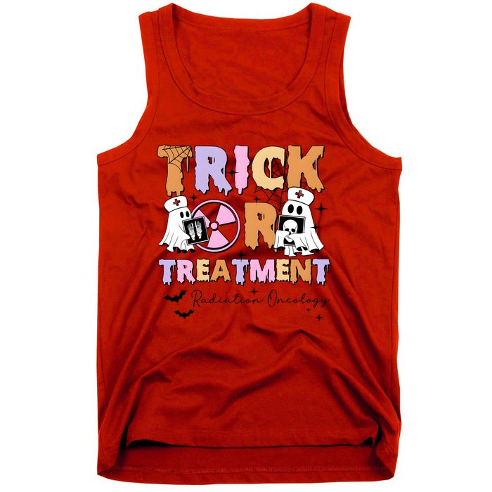 Trick Or Treatment Radiation Oncology Halloween Tank Top