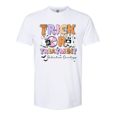 Trick Or Treatment Radiation Oncology Halloween Softstyle CVC T-Shirt