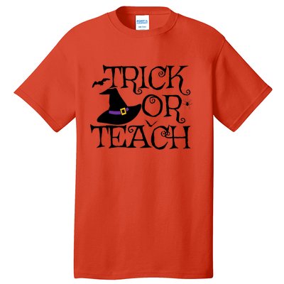 Trick Or Teach Funny Halloween Teacher Costume Humor Gift Tall T-Shirt