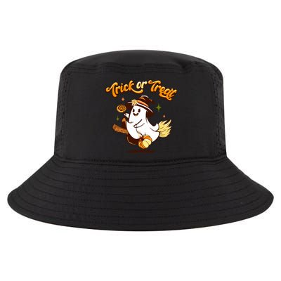 Trick Or Treat Witchy Cute Ghost For Halloween Thankgiving Gift Cool Comfort Performance Bucket Hat