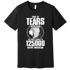 Trail Of Tears The Deadly Journey Of Native American Premium T-Shirt